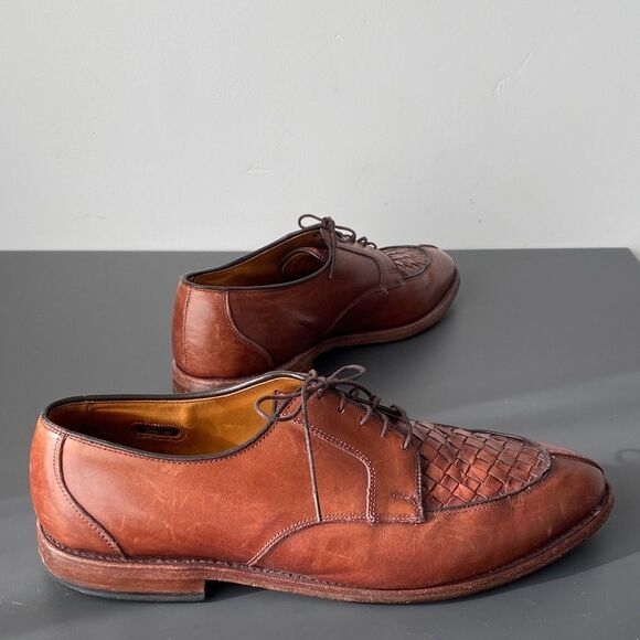 Allen Edmonds Hersey Men's Brown Leather Dress Shoes Sz 11 Made in USA